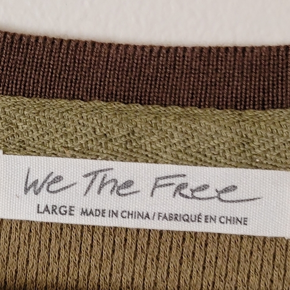 Free People Mikah Layering Cuff Top in Army Combo - Picture 6 of 7